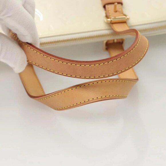 LOUIS VUITTON Monogram Vernis Rosewood Avenue Hand Bag Perle Auth - Picture 8 of 16